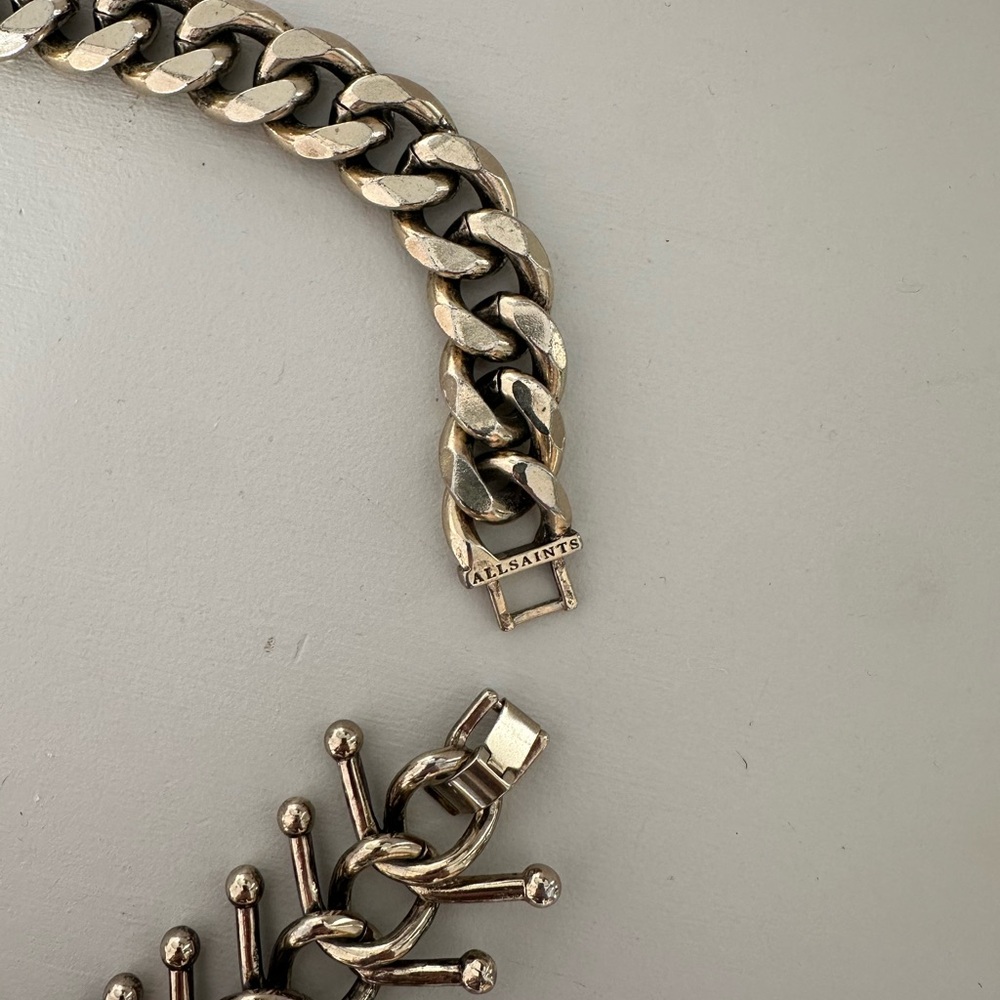 All Saints Gold Chain Necklace - Picture 2 of 4
